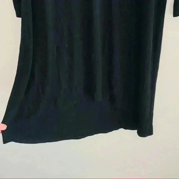 Eileen Fisher Asymmetrical Black Basic Dress - Picture 7 of 8
